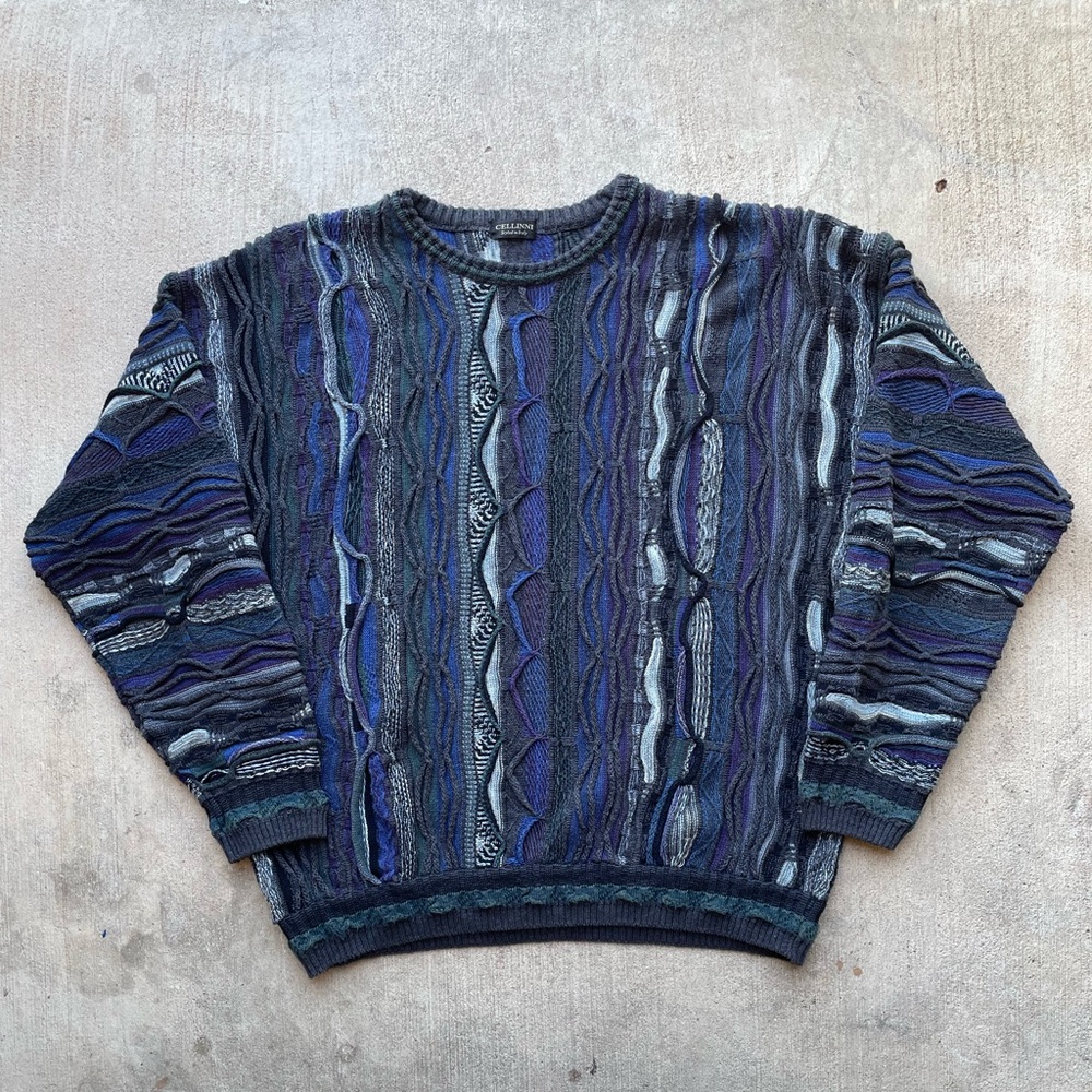 Vintage Late 90’s Coogi Style 3d Knit (XL)